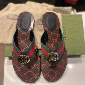 Gucci flip flops!
